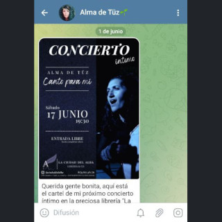 Concierto el próximo 17 de Junio